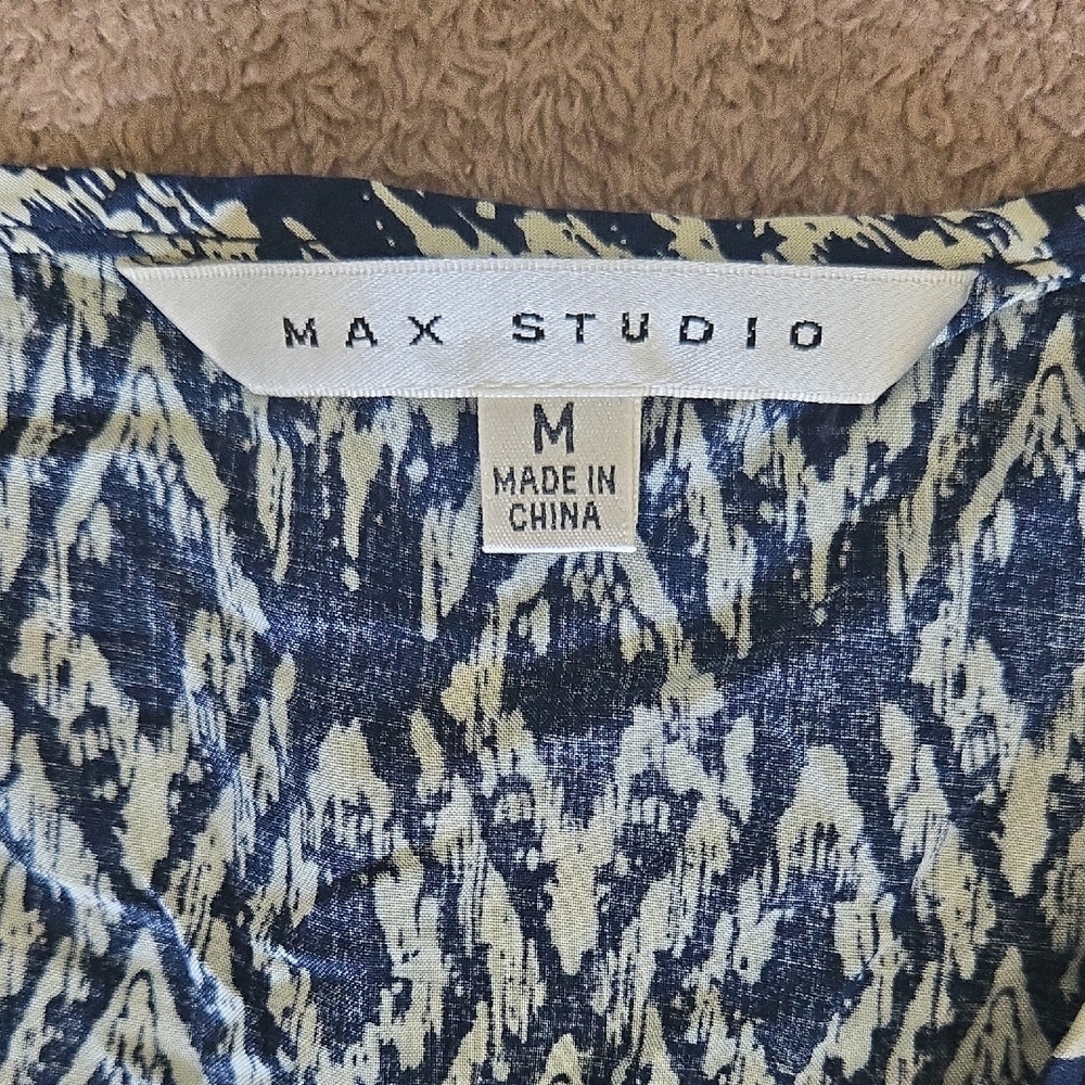 Max Studio Patterned Jumpsuit-Medium - image 2